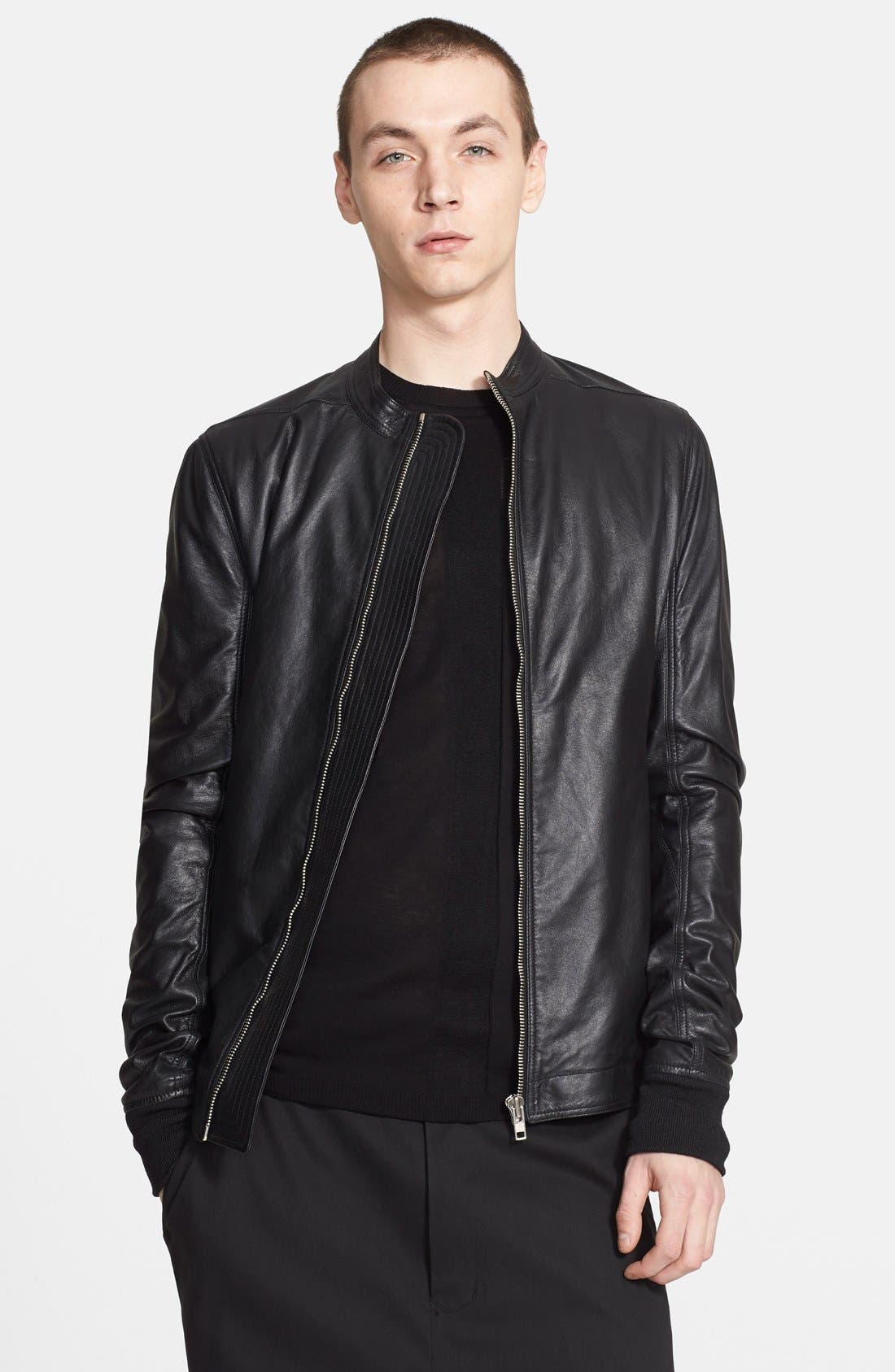 Rick Owens Sternberg Leather Jacket Nordstrom