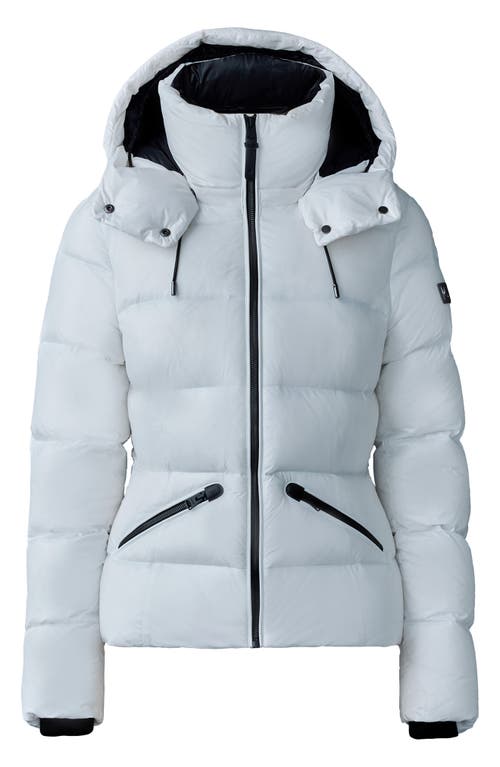 Shop Mackage Madalyn Down Puffer Jacket In White