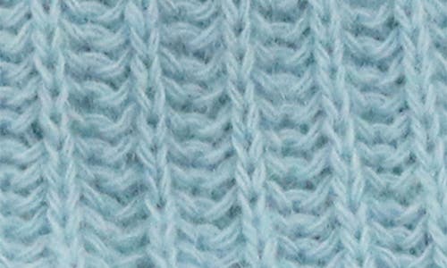 Shop Portolano Rib Knit Cashmere Beanie In Baby Blue