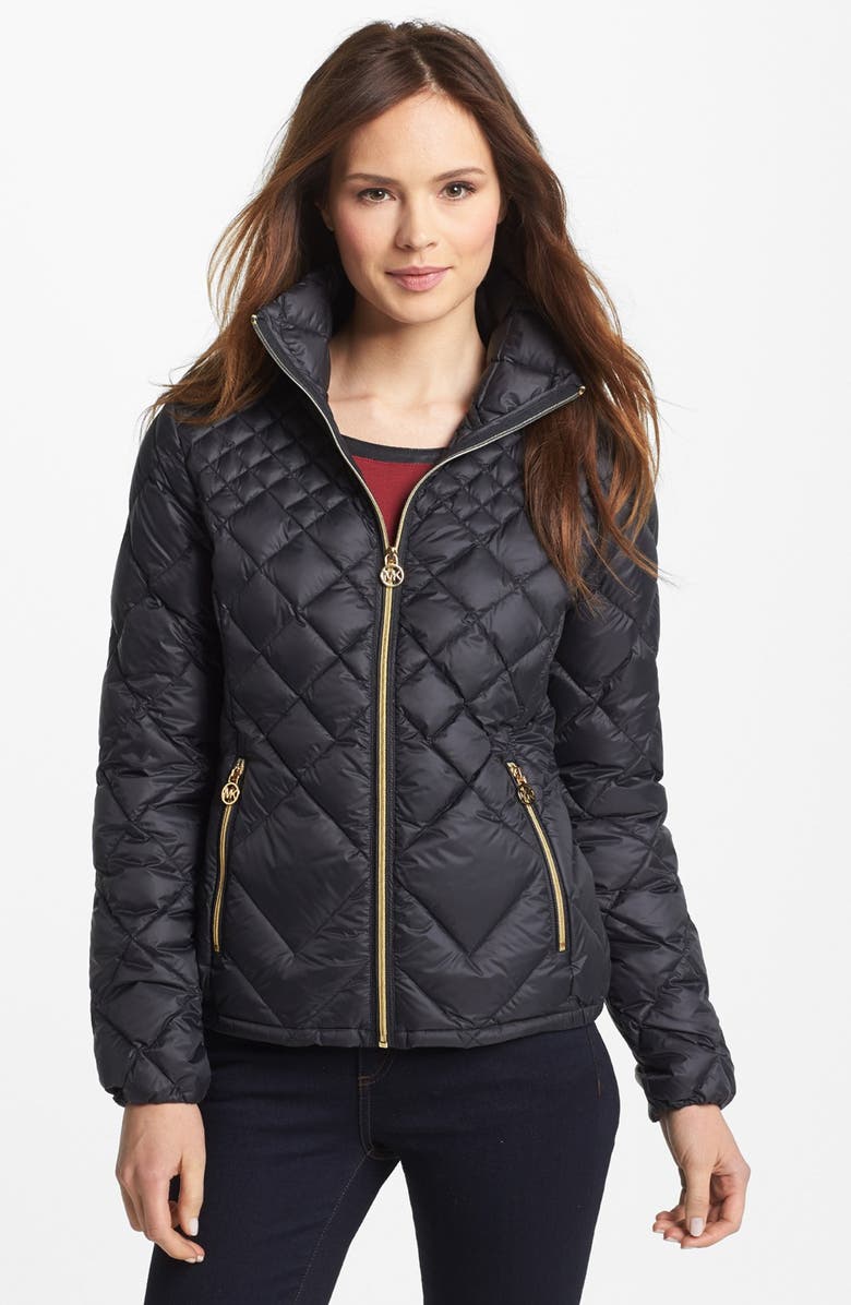 MICHAEL Michael Kors Diamond Quilted Down Jacket (Online Only) | Nordstrom
