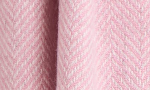 Bruno Magli Herringbone Cashmere Scarf In Pink