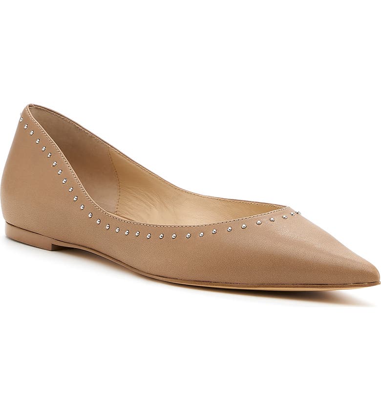 Botkier Aubrey Studded Pointed Toe Flat (Women) | Nordstrom