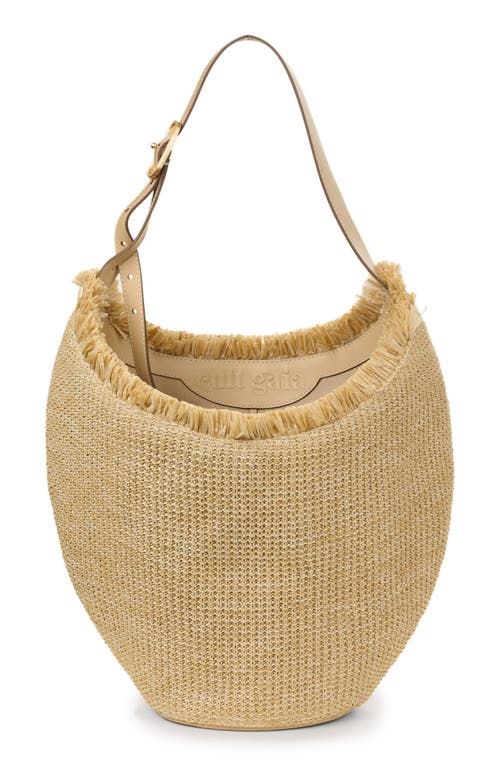 Odette Woven Tote in Natural