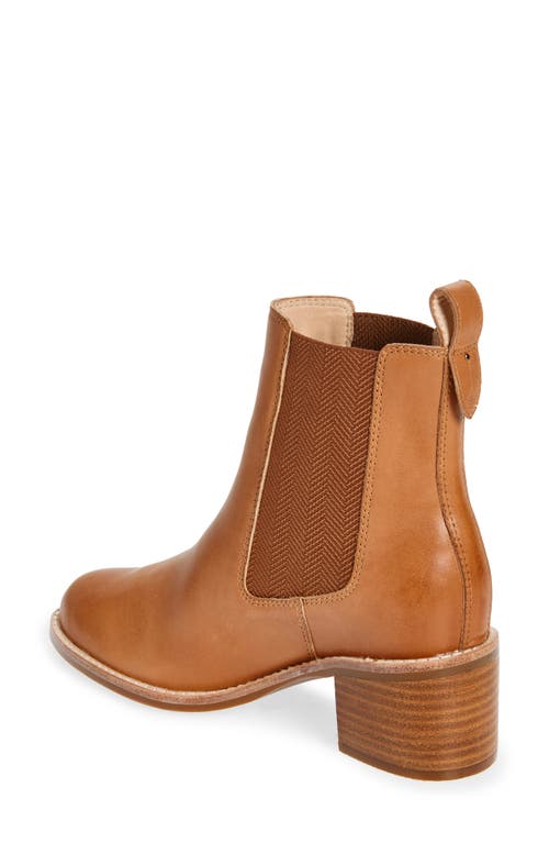 Frankie4 Nina Pointed Toe Chelsea Boot In Camel Leopard Print