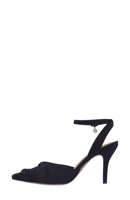 Shop J. Reneé Leander Ankle Strap Pointed Toe Pump In Black
