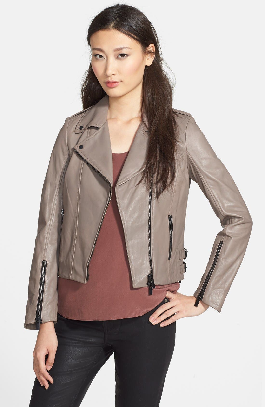LaMarque Lambskin Leather Jacket Nordstrom