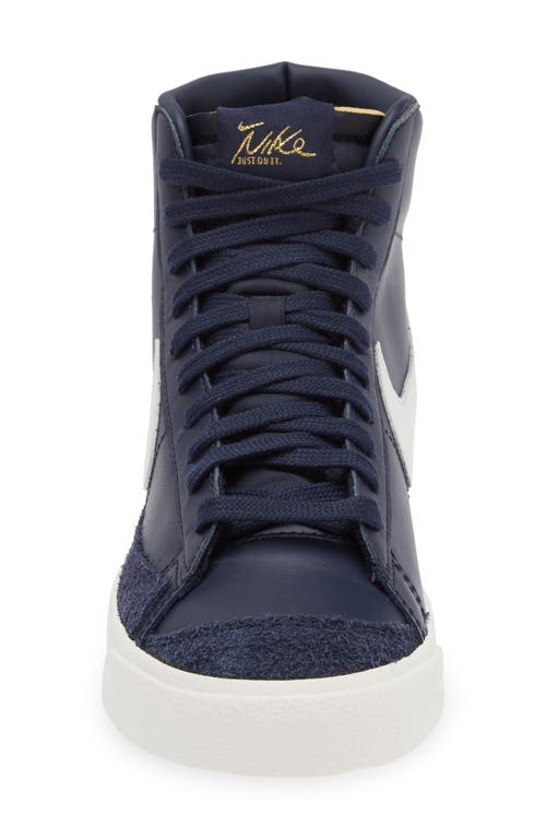 Shop Nike Blazer Mid '77 Basketball Sneaker In Obsidian/phantom/sail