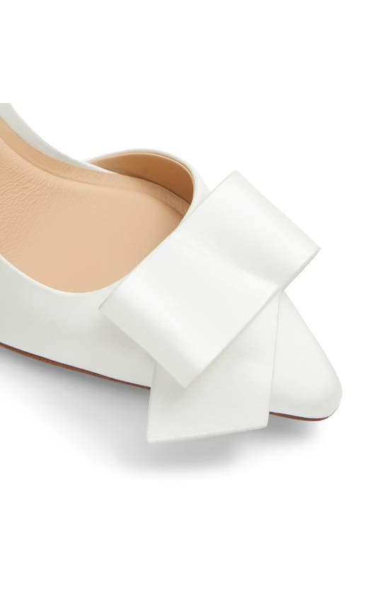 Shop Ted Baker Ari Bow Slingback Sandal In White