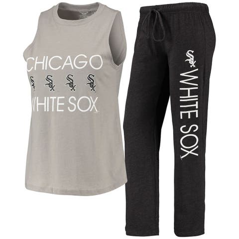 Concepts Sport Chicago White Sox Plus Size Jersey Tank Top And Pants Sleep  Set in Gray