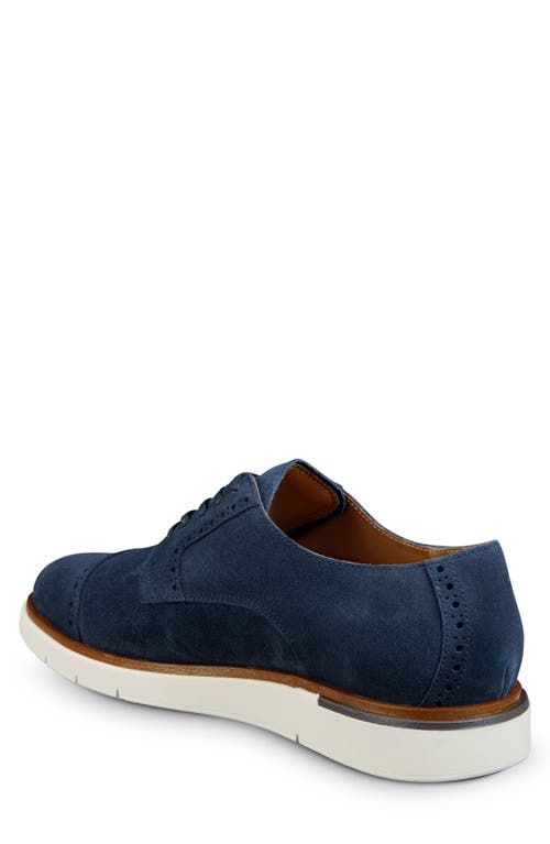 Allen Edmonds Caleb Hybrid Cap Toe Derby In Navy
