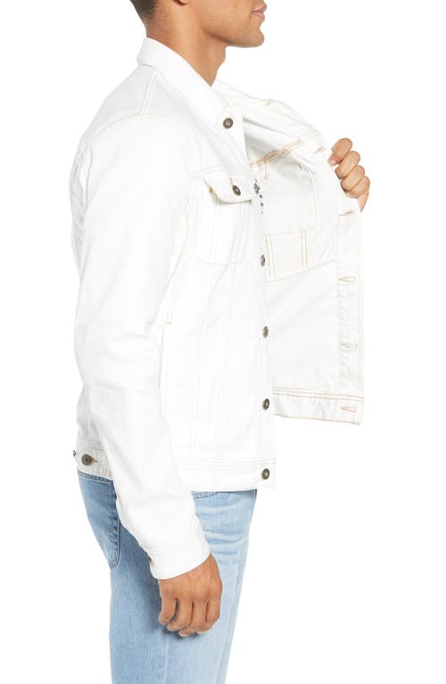 Ag Dart Denim Jacket In 1 Year Neutral White