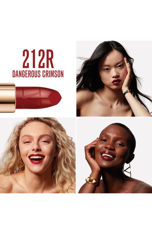 Valentino Rosso Refillable Lipstick Refill In 212r/satin