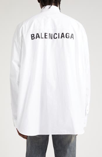 Balenciaga back fashion logo shirt