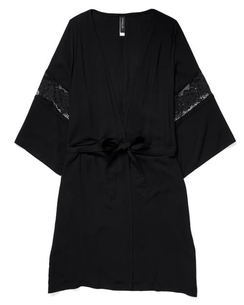 Shop Adore Me Desirae Robe In Black