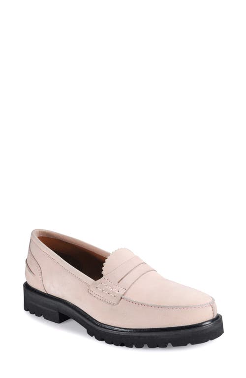 band of the free Alder Lug Penny Loafer in Pink