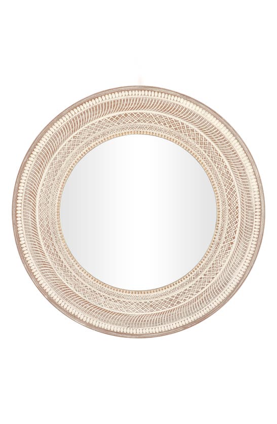 Sonoma Sage Home Textured Circle Wall Mirror In Neutral