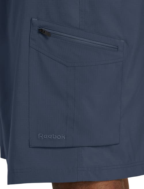 Reebok Performance Ripstop Cargo Shorts In Navy