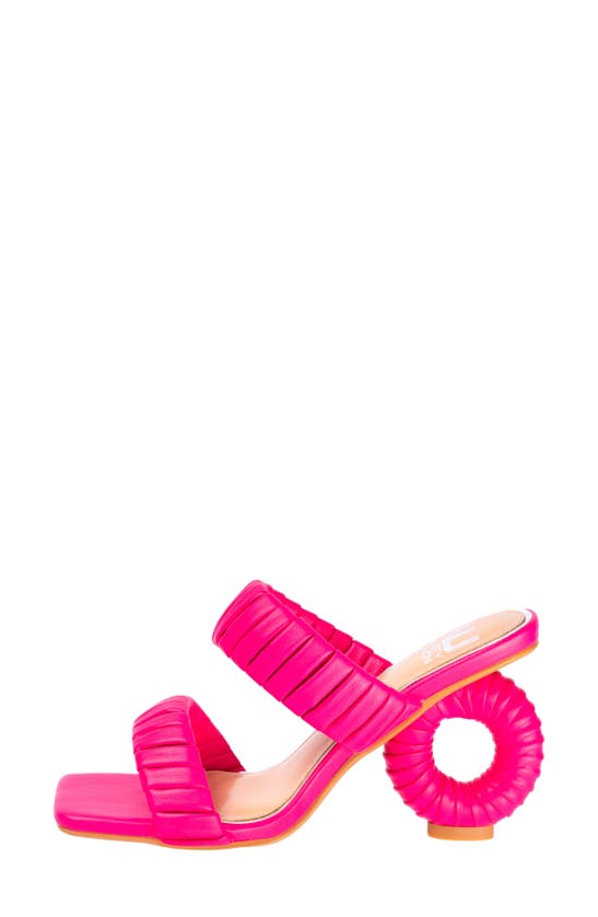 Lady Couture Ash Heeled Sandal In Fuchsia