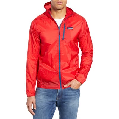 Patagonia Houdini Water Repellent Hooded Jacket, Red
