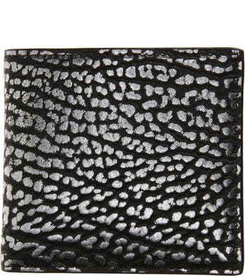Bifold Leather Wallet in Black - Alexander Mc Queen