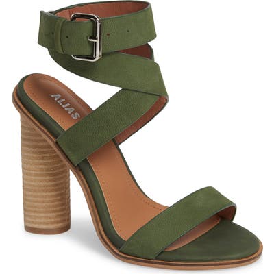 Alias Mae Abaala Cross Strap Sandal, Green