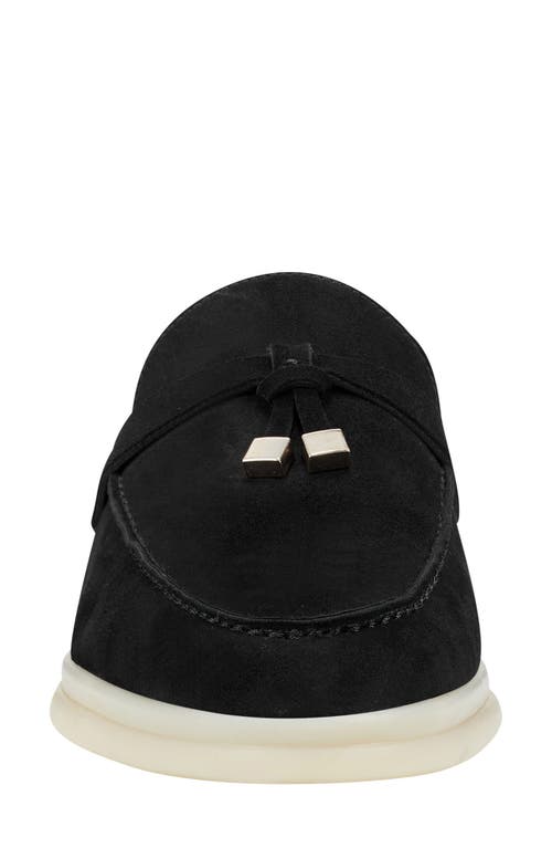 Marc Fisher Ltd Women's Yarila Almond Toe Slide Loafers In Black