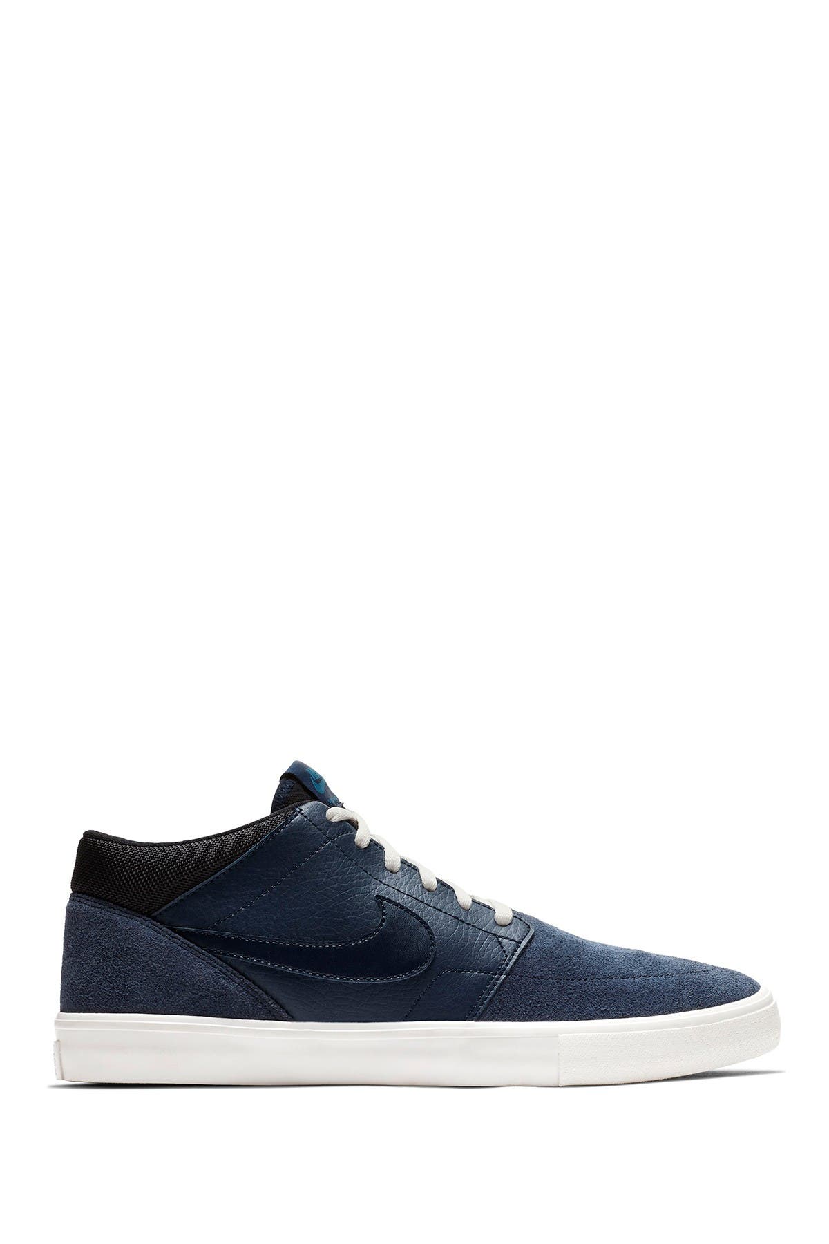 men's nike sb solarsoft portmore ii mid top sneaker