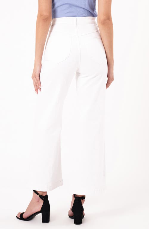 Shop Rolla's Straight Leg Ankle Sailor Jeans In Vintage White