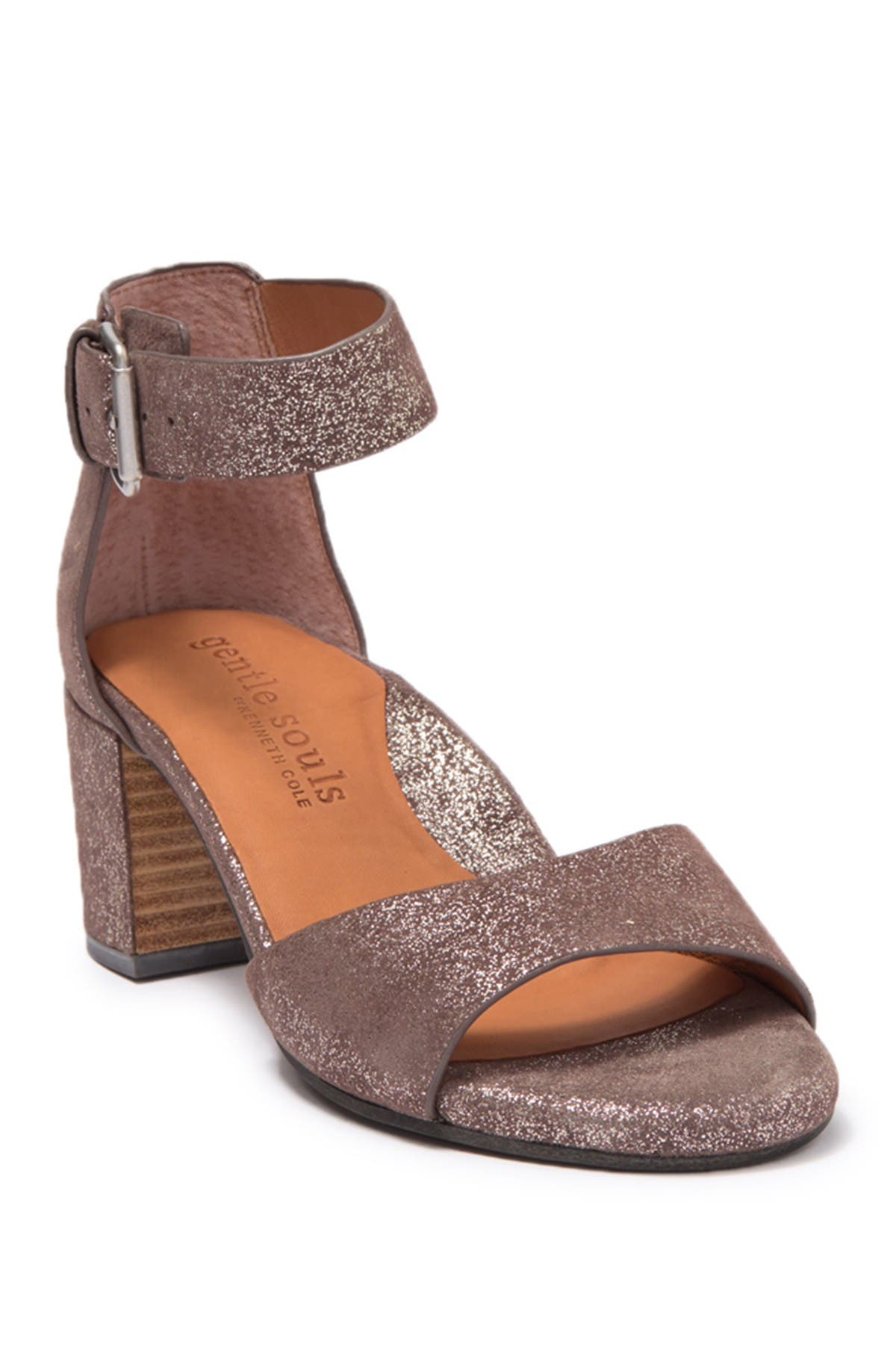 Christa Leather Block Heel Sandal 