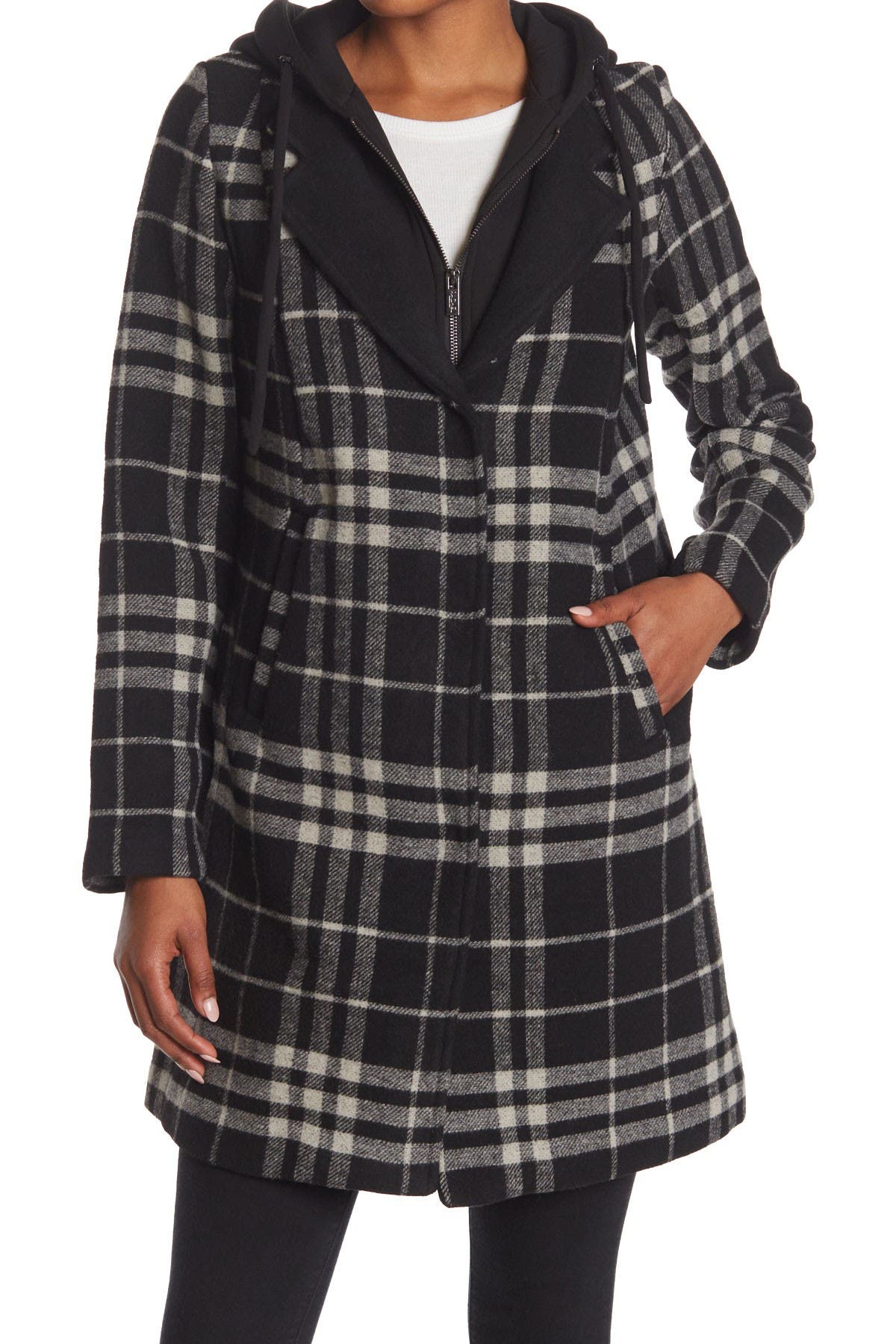 wool coat checkered