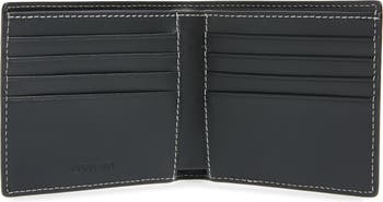 Burberry Small Monogram Stripe E-Canvas Folding Wallet