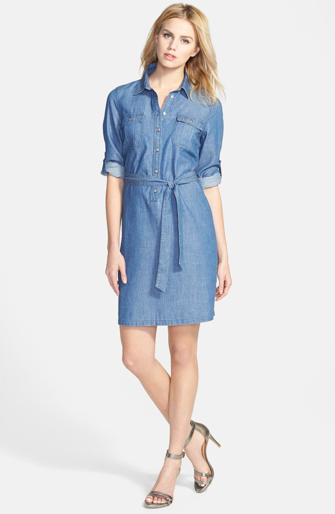 vineyard vines chambray dress