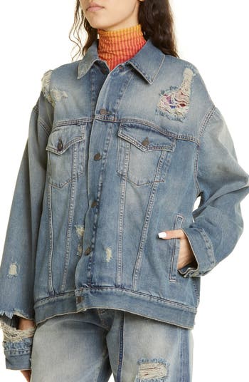 Vetements tribal denim outlet jacket