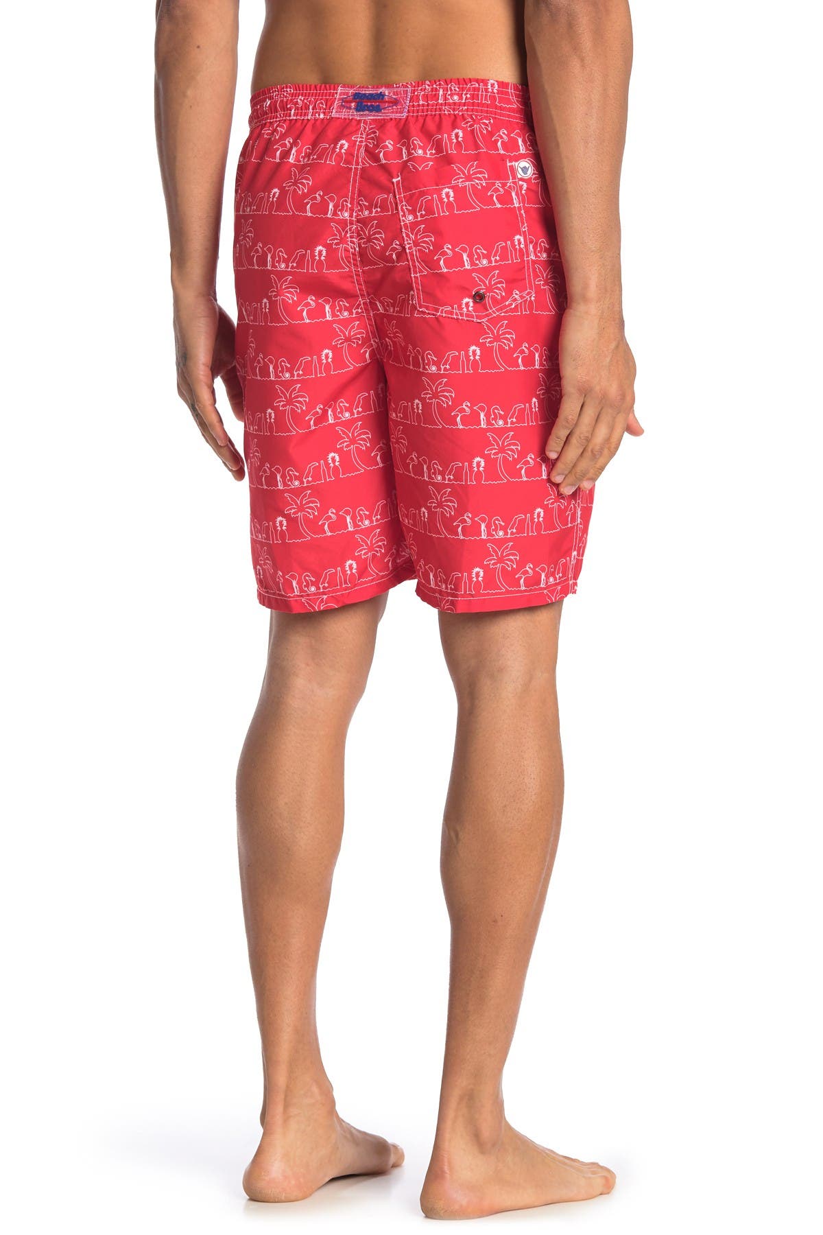 BEACH BROS Beach Silhouette Elastic Waist Swim Trunks Nordstrom Rack