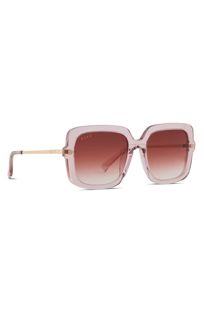 DIFF Sandra 55mm Gradient Square Sunglasses Nordstrom