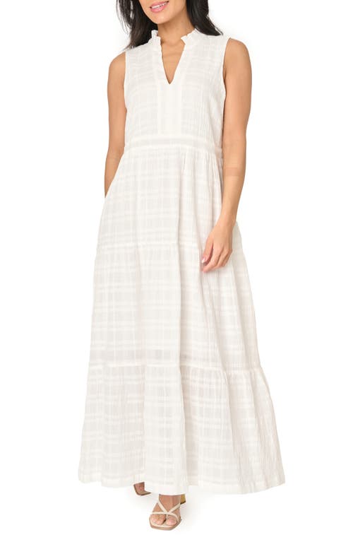 GIBSONLOOK Decked Out Cotton Maxi Sundress White at Nordstrom,