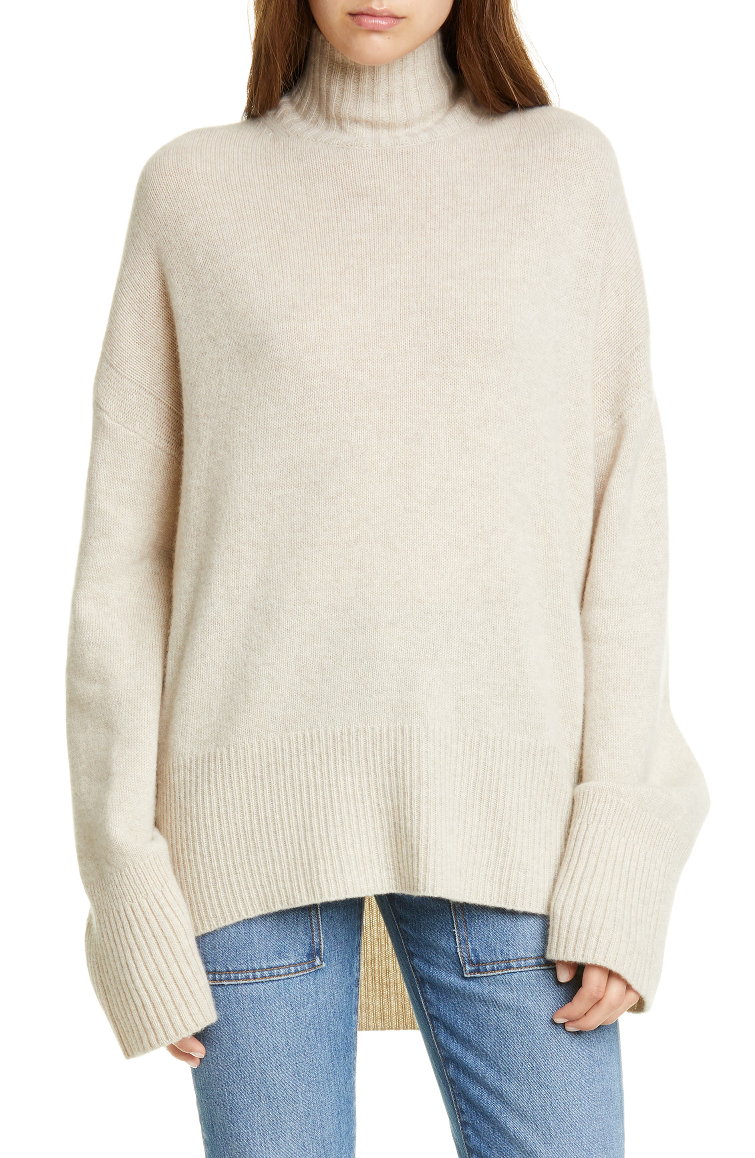 high low cashmere sweater
