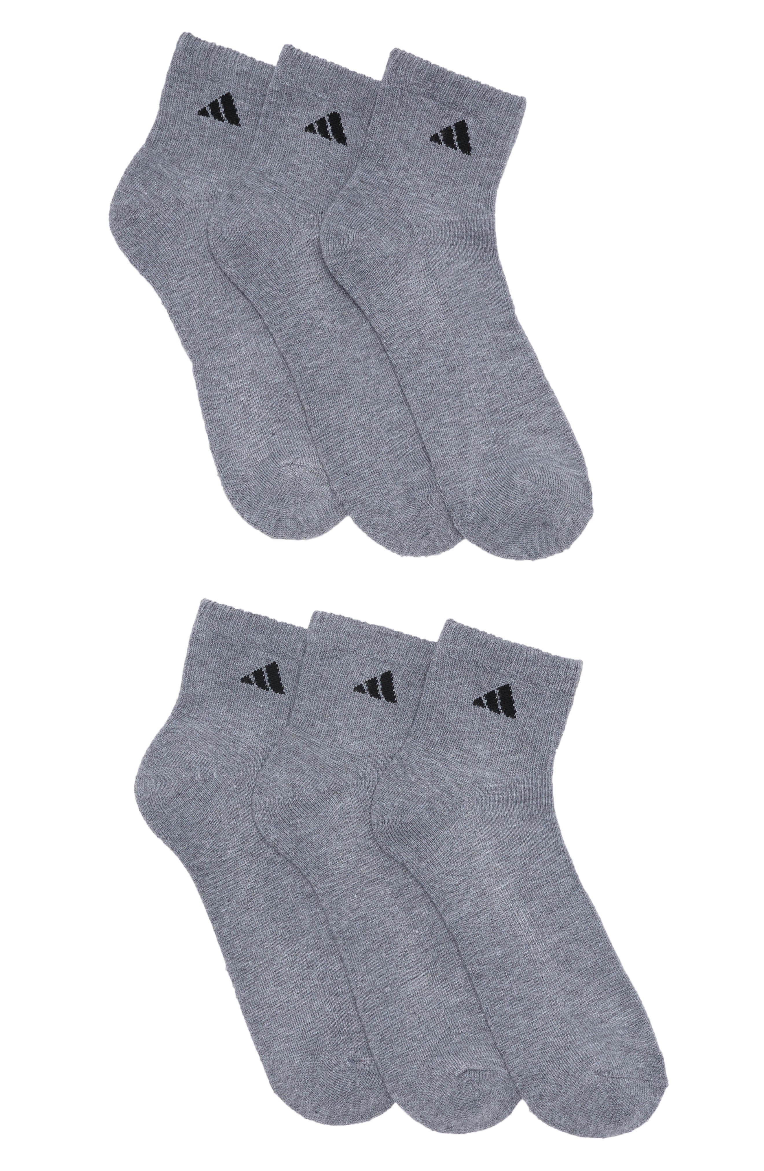 Agron Athletic Crew Socks In Med Grey