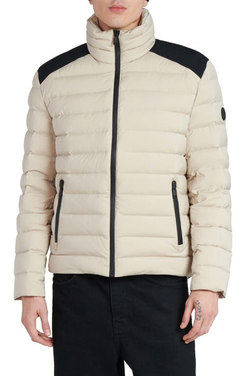 Stad Water Resistant Down Puffer Jacket in Feather Grey