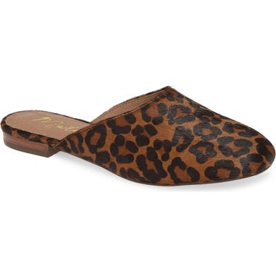 Matisse Zip It Genuine Calf Hair Mule, Brown