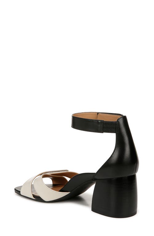 Shop Vionic Salinas Block Heel Sandal In Black/cream