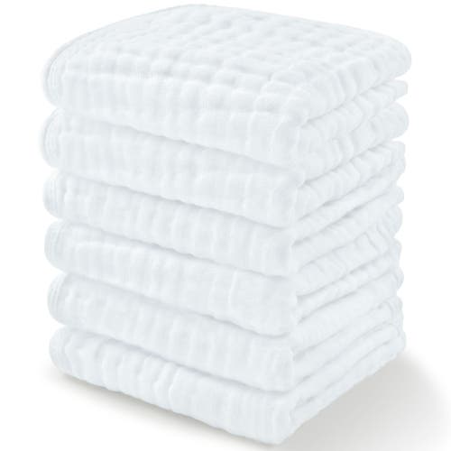 COMFY CUBS COMFY CUBS MUSLIN WASHCLOTHS