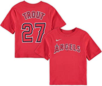 Los Angeles Angels Mike Trout Nike Cream City Connect Replica Player Jersey  NEW