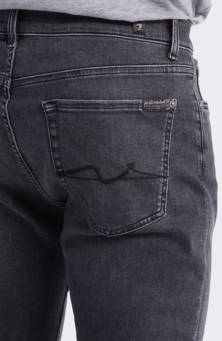 7 For All Mankind Slimmy Slim Fit Jeans, Alternate, color, Graphite
