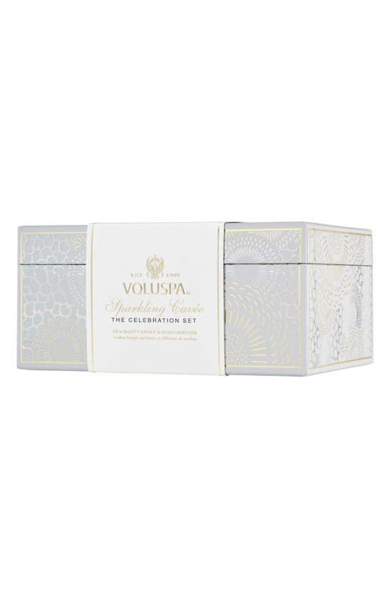 Shop Voluspa Sparkling Cuvée Gift Set In Sparkling Cuvee