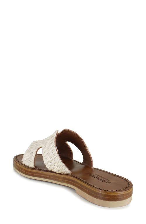 Shop Artisan Crafted By Zigi Kolinna Slide Sandal In White