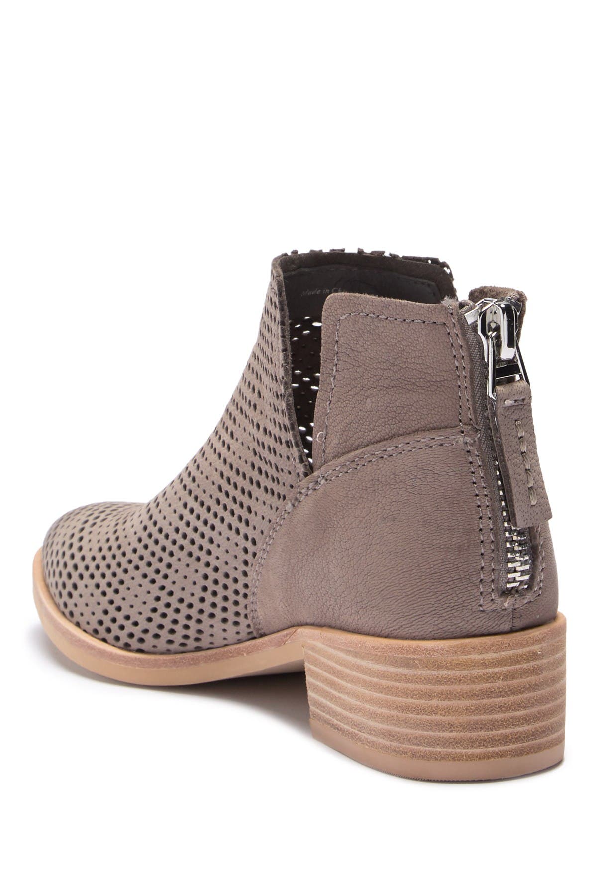 dolce vita tommi perforated suede booties