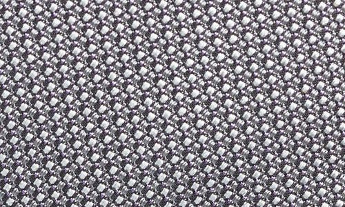 Shop Hugo Boss Boss Geometric Pattern Silk Tie In Medium Grey