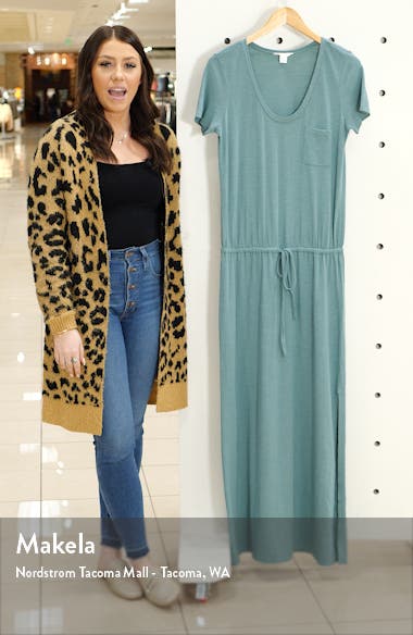 Caslon® Cotton Blend Maxi Dress 