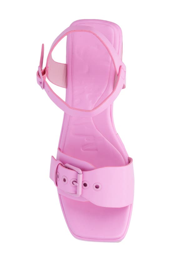 Shop Olivia Miller Slay Block Heel Sandal In Pink